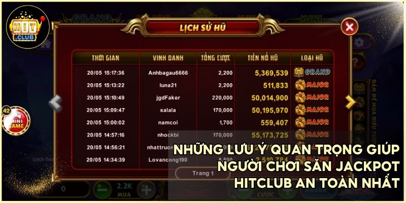  Các quy tắc cần ghi nhớ để săn hũ thành công tại HitClub