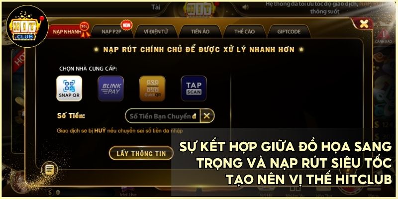 Gia nhập ngay sảnh game bài HitClub để tận hưởng dịch vụ giải trí đẳng cấp nhất